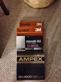 Reel to reel tapes
