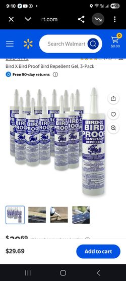 (4.2)
|
50
Bird X Bird Proof Bird Repellent Gel, 10-Pack