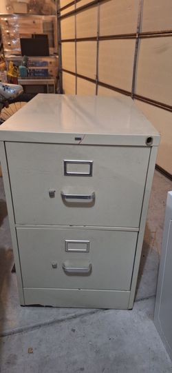 2-Drawer Metal Filing Cabinet