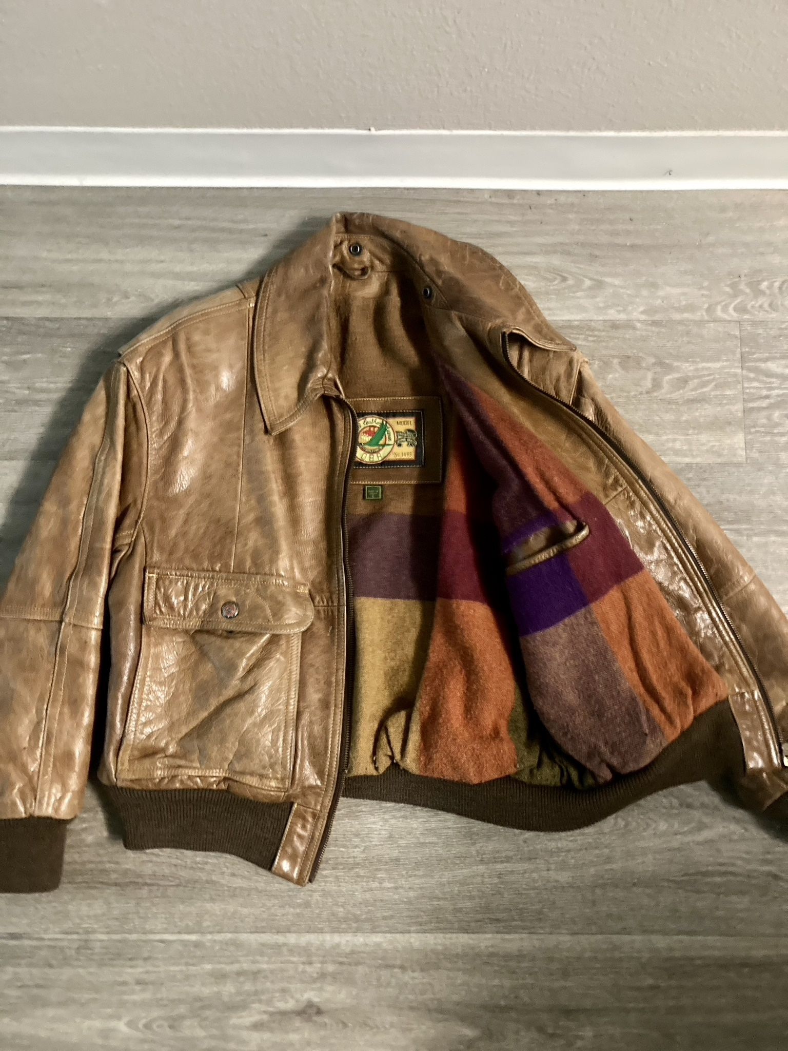 Bomber Jacket Leather $200