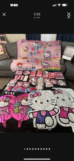 Hello Kitty, party supplies