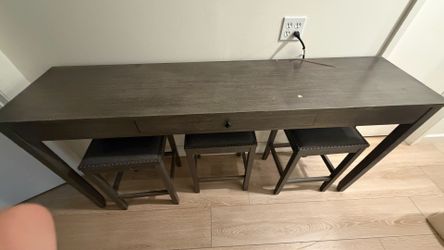 furniture mini bar with outlet