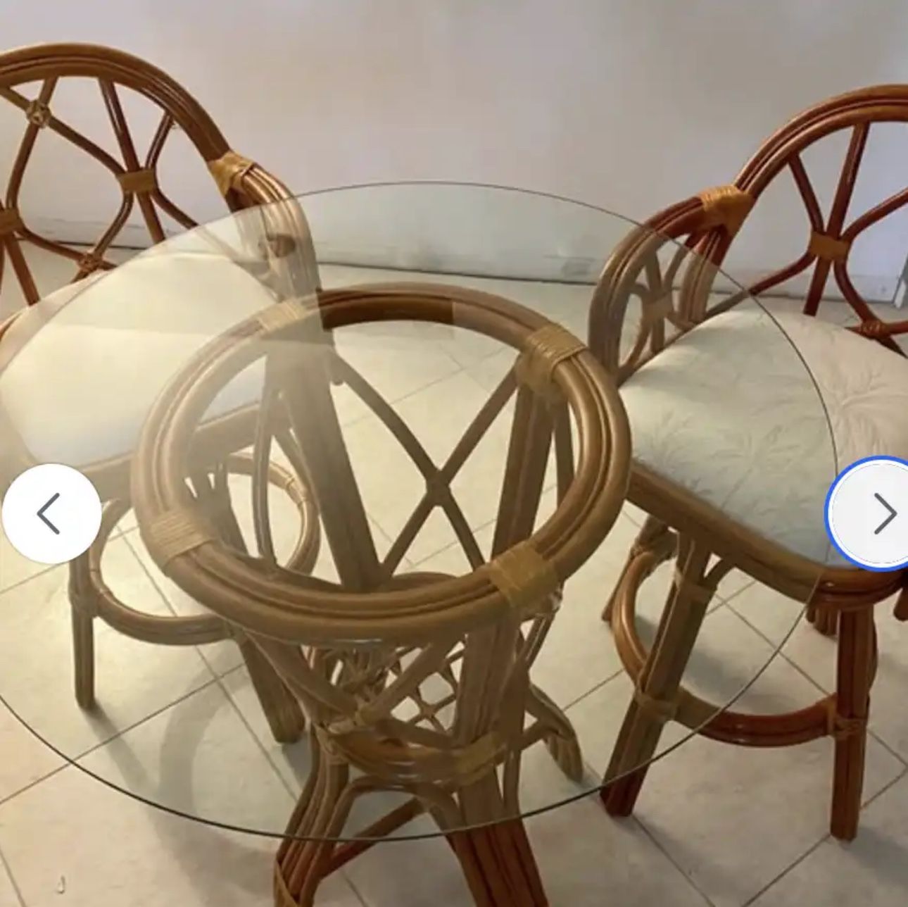 Bamboo Bistro Table And Chairs