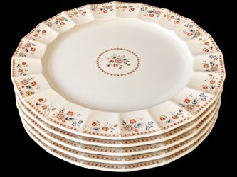 Vintage Mikasa Studio Nova Country English Aristocrat 12" Platters – Set of 6