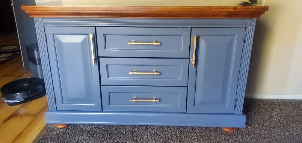 Vintage Wood Cabinet/ Dresser