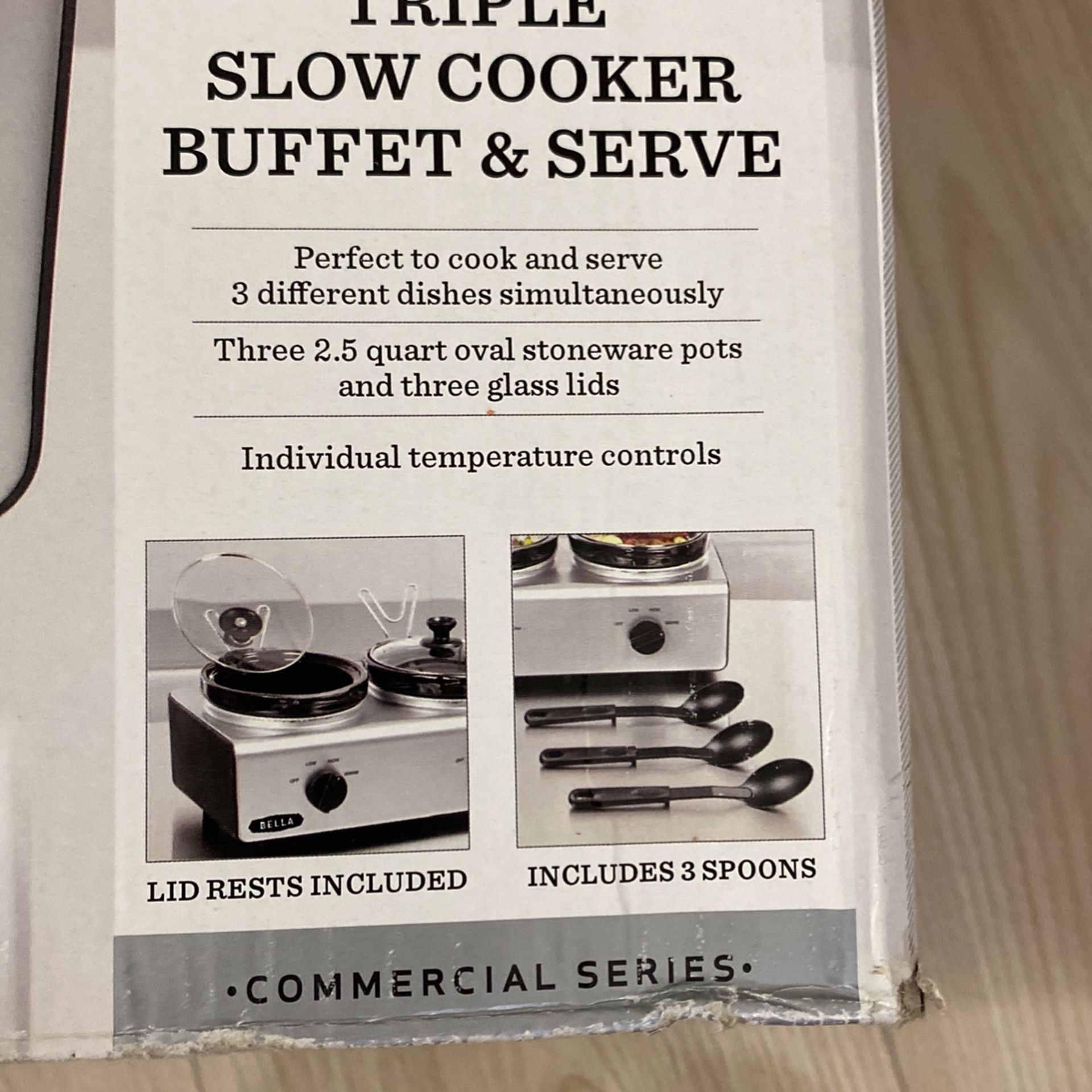 Triple Slow Cooker Buffet And Serve for Sale in Covington, WA OfferUp