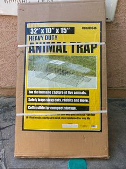 Heavy Duty Animal Trap 32x10x15