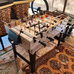 48 Inch 2-in-1 Combo Game Table  Foosball and Billiards Games