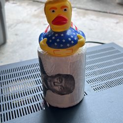 Trump Rubber Duckie and Toilet Paper Roll
