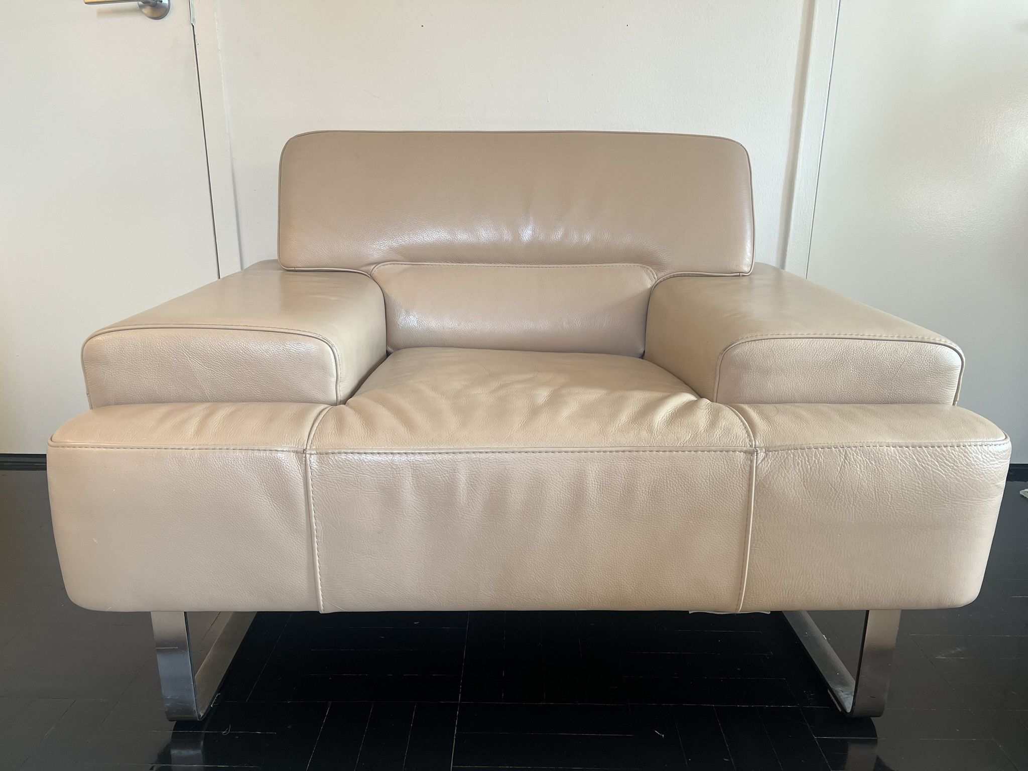 Italian Leather Armchair