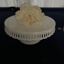 White  Shabby Chic Cake Stands