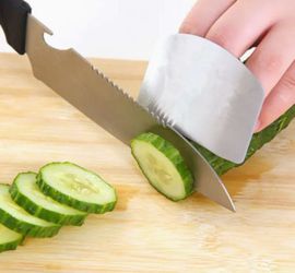 Stainless Steel Finger Protector - Cut Resistant Safety Guard for Finger Protection