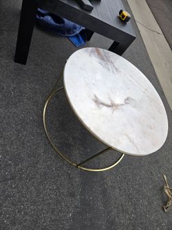 Marble coffee table