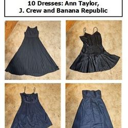 10 Dresses by: Banana Republic, J. Crew and Ann Taylor