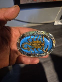Scorpion belt buckle