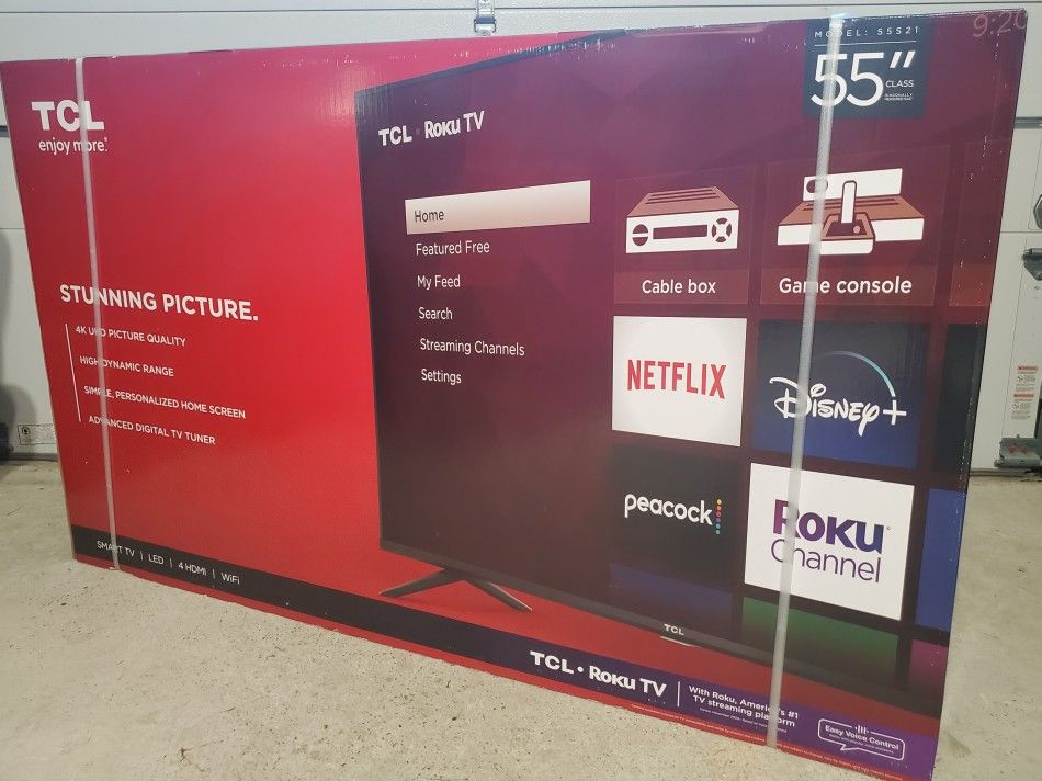 TCL 55" 4k UHD Smart TV 55S21 