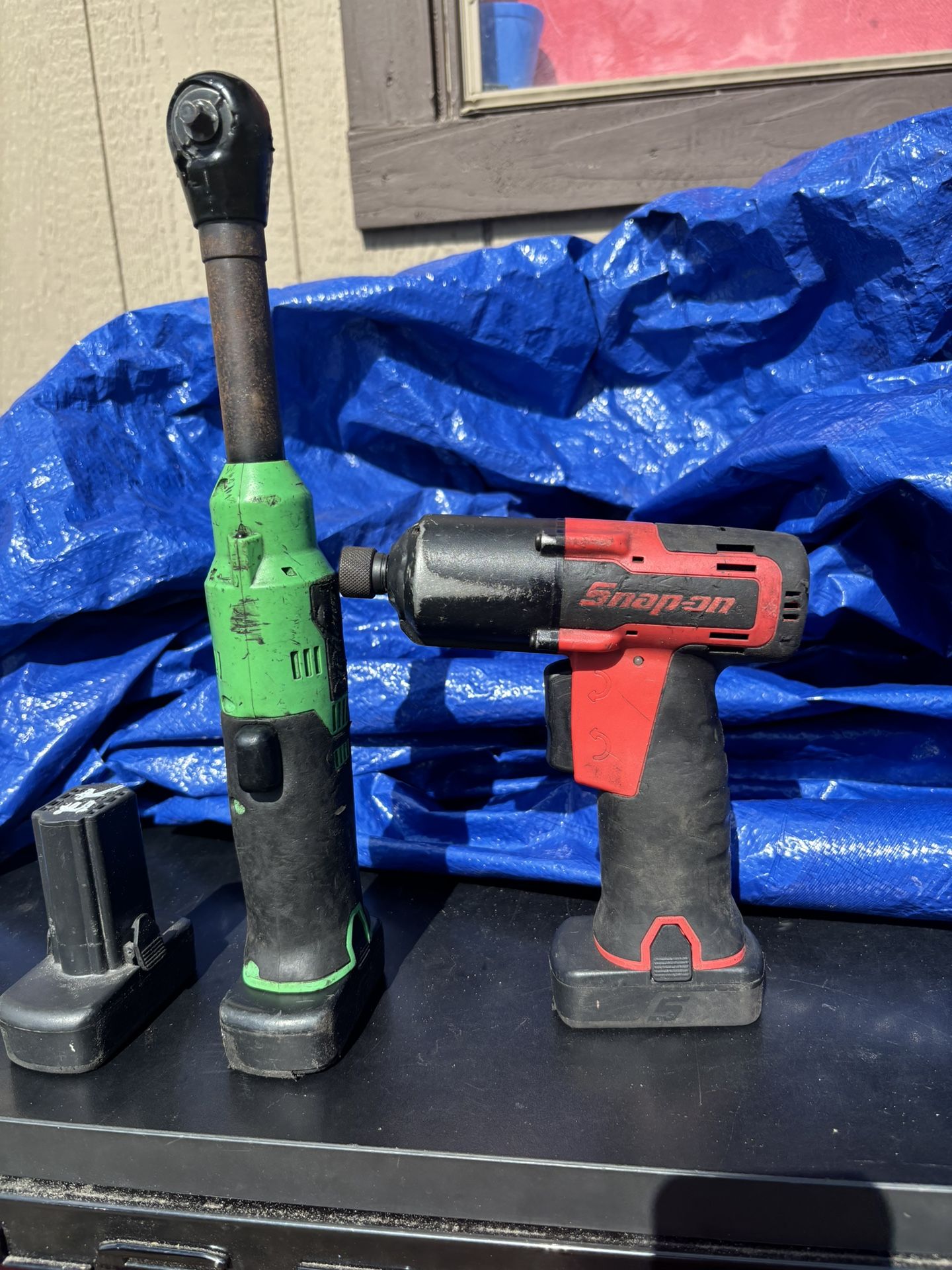14.4 Volts Snap On Impact Driver And Ratchet