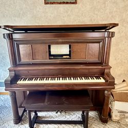 R. S. Howard Upright Self Playing Piano