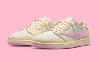 Jordan Air Jordan 1 Low x Travis Scott Sail/Shy Pink/Muslin IQ7604-101