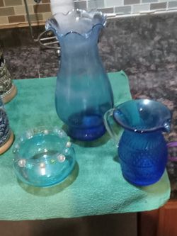 Blu Glass Containers