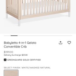 Pottery Barn Babyletto 4-in-1 Gelato Convertible Crib 