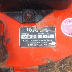 Kubota Zero Turn 48-in Deck