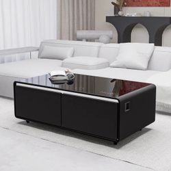 Smart Coffee Table With Speakers And Fridges 