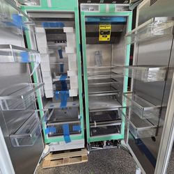 48 inch Thermador Column Set | Fridge & Freezer | Panel Ready 