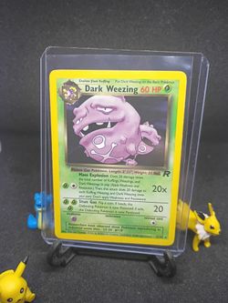 Pokemon 1999 dark weezing team rocket lp