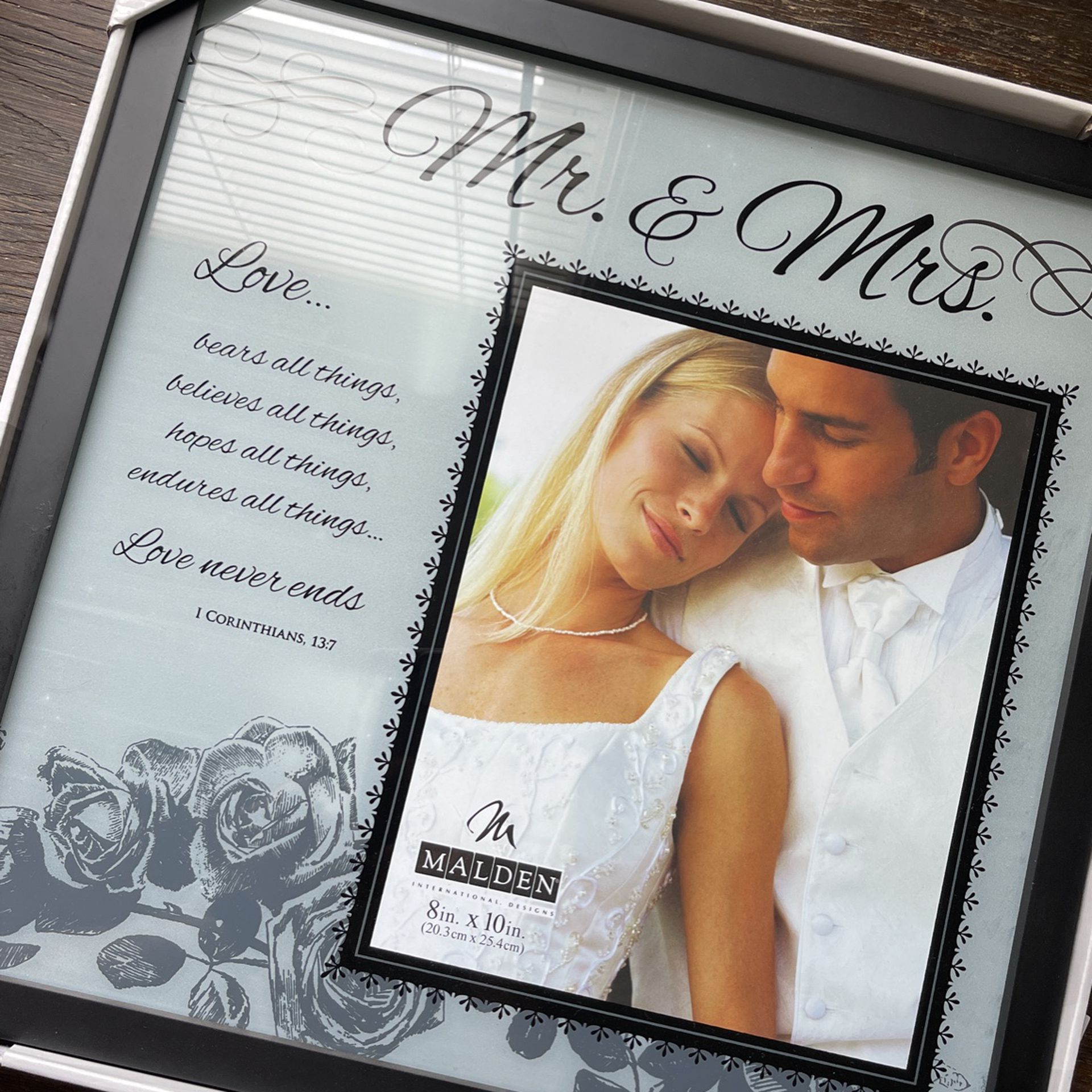 Mr & Mrs Picture Frame 