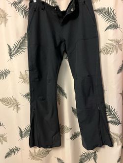 KÜHL Women’s Klash Softshell Snow Pants Size 12 30” Inseam Black Ski Snowboard
