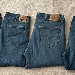4 Mens Levi’s Jeans 