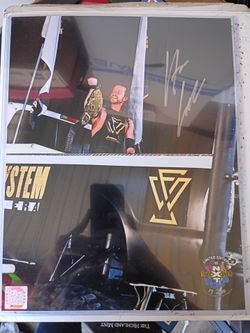 Adam Cole autographed picture