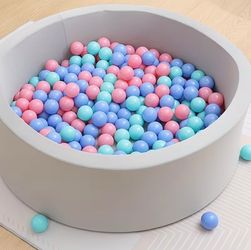 🌈 100PCS Pastel Macaron Ball Pit Balls