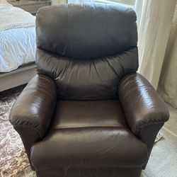 LA-Z-BOY Leather Rocking Recliner Chair 