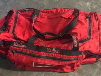 Marlboro Vintage Red Duffle Bag