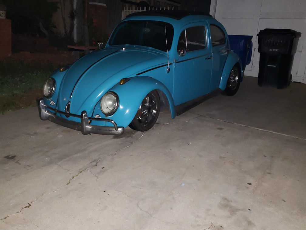 1963 vw bug rag top wanting to trade for pontoon boat
