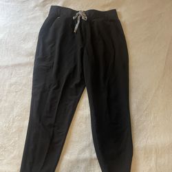 Figs Black Zamora Jogger Scrubs
