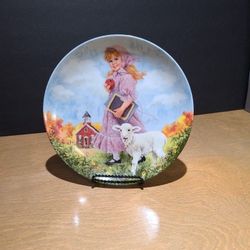 Mary Had A Little Lamb Decorative Plate