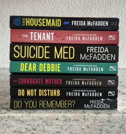 Freida McFadden Paperback Books The Housemaid Suicide Med The Coworker The Tenant Surrogate Mother Do You Remember Do Not Disturb