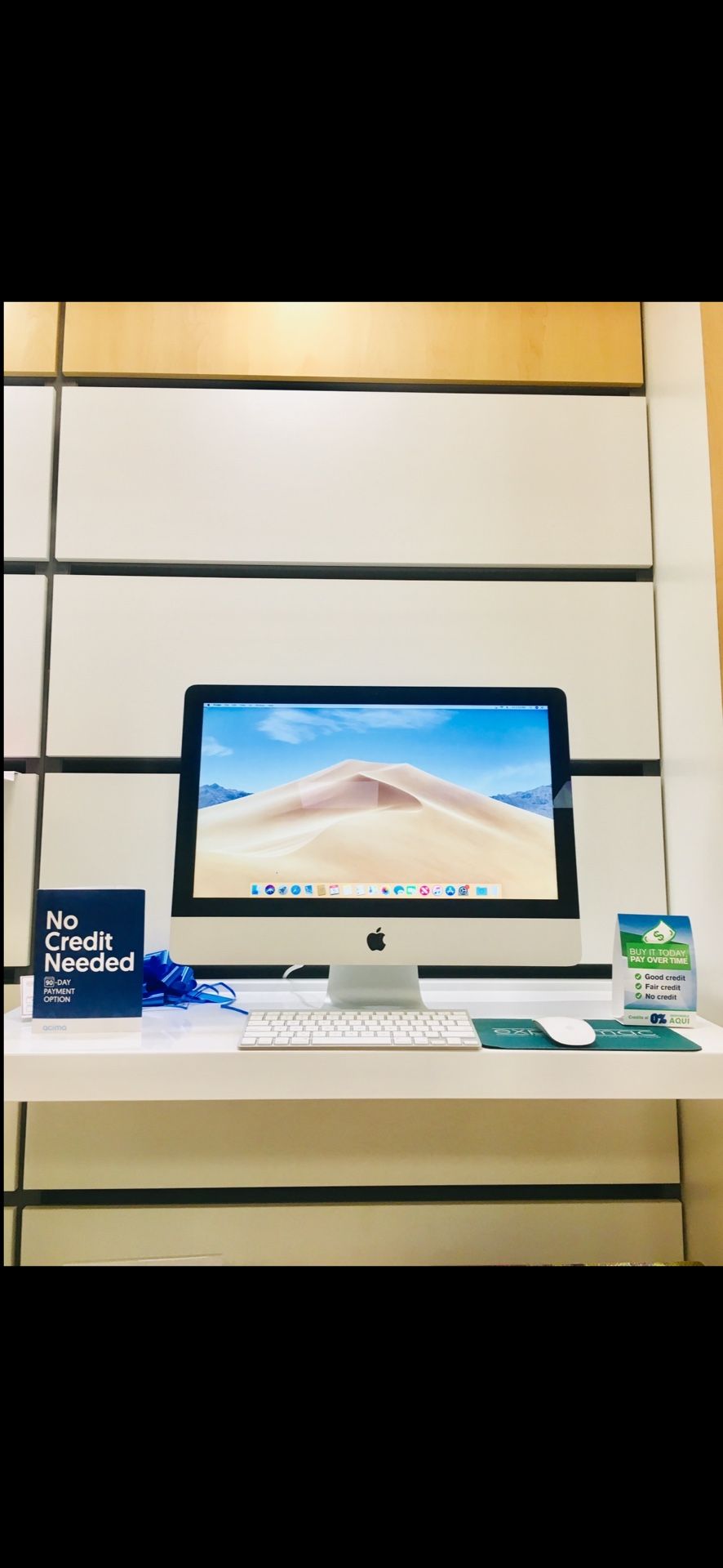 2017 21.5" 4K iMac 3 GHz i5 8 GB RAM 1TB We Finance - $350 (Middleton, MA)