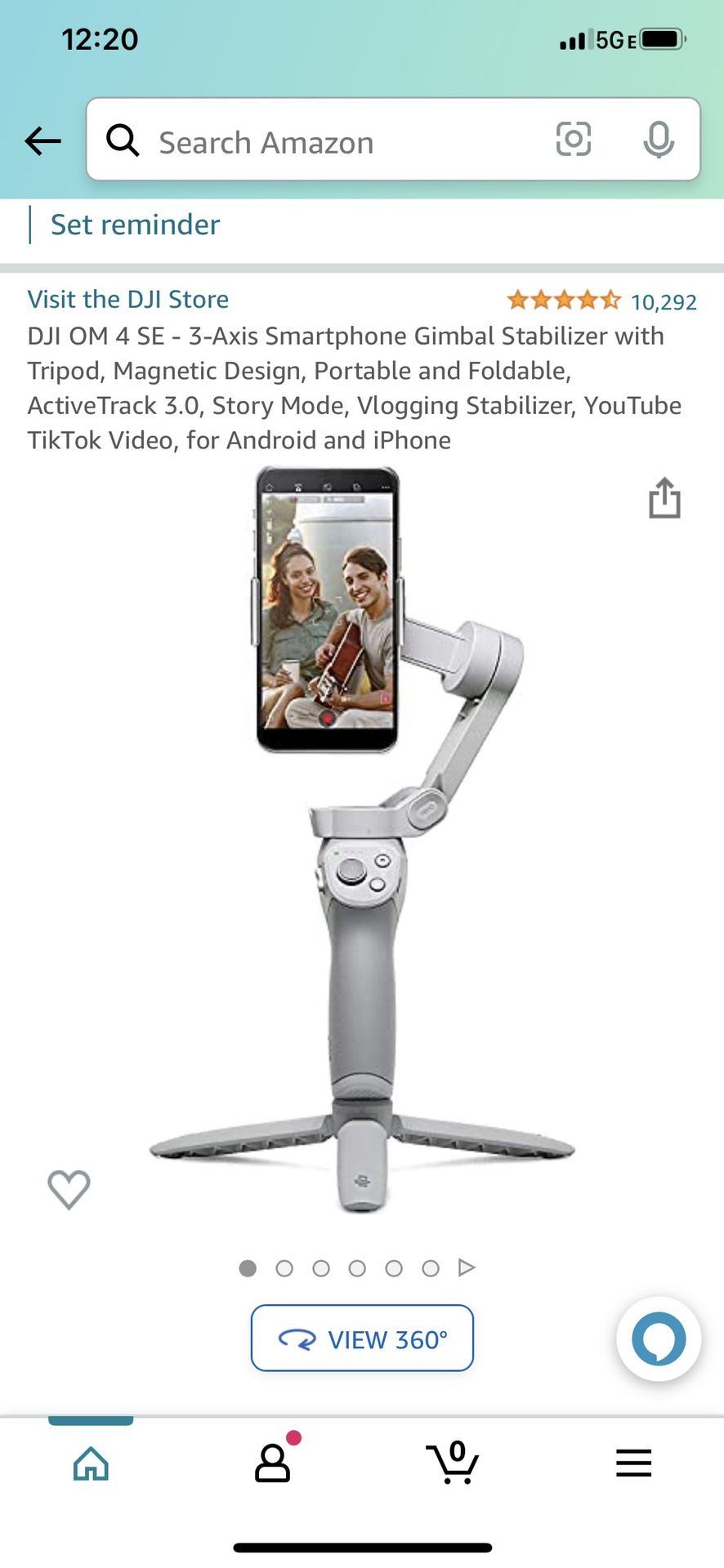 Smart Phone Stabilizer