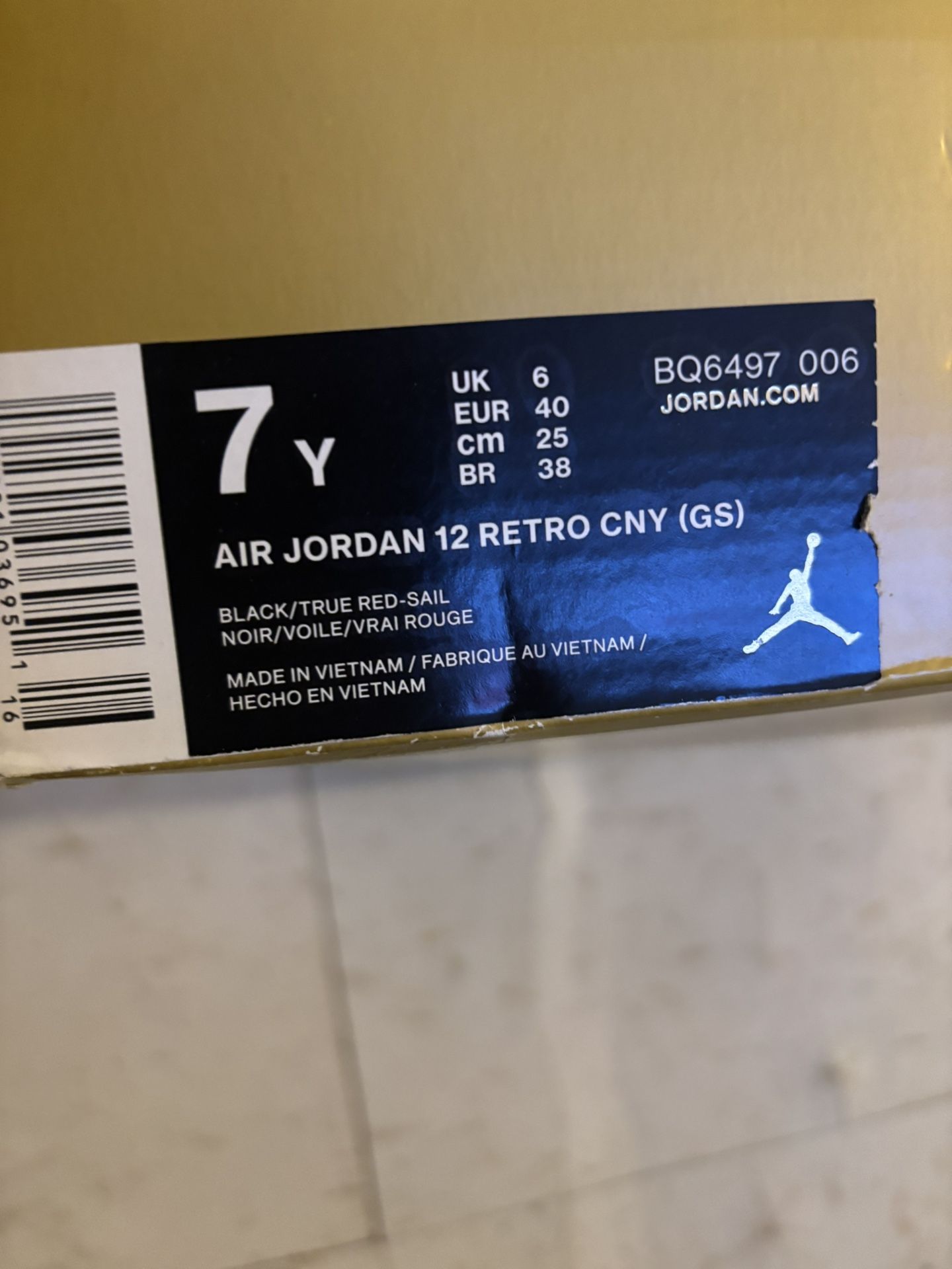 Air Jordan 12 Retro Chinese New Year Sz7