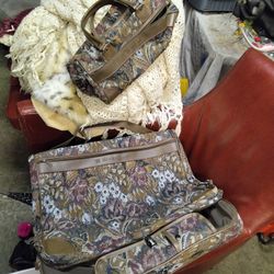 Vintage Luggage Bag Set 