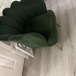 Green & Gold Chairs For Sale One Chair Missing Screw