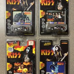 KISS - 4 Johnny Lightning Die Cast Cars