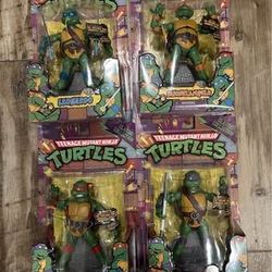 new lot of 4 teenage mutant ninja turtles classic collection figures