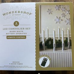 New Christmas LED Candolier Set (6pc) $20
