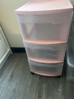 Plastic little dresser