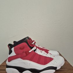 Jordan 6 Rings White Carmine Size 9.5